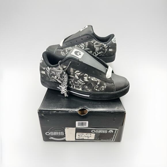 OSIRIS Serve OG Abel Creation Skull Top Hat Skater Shoes Men’s Size 7 US (NWD) main image 4